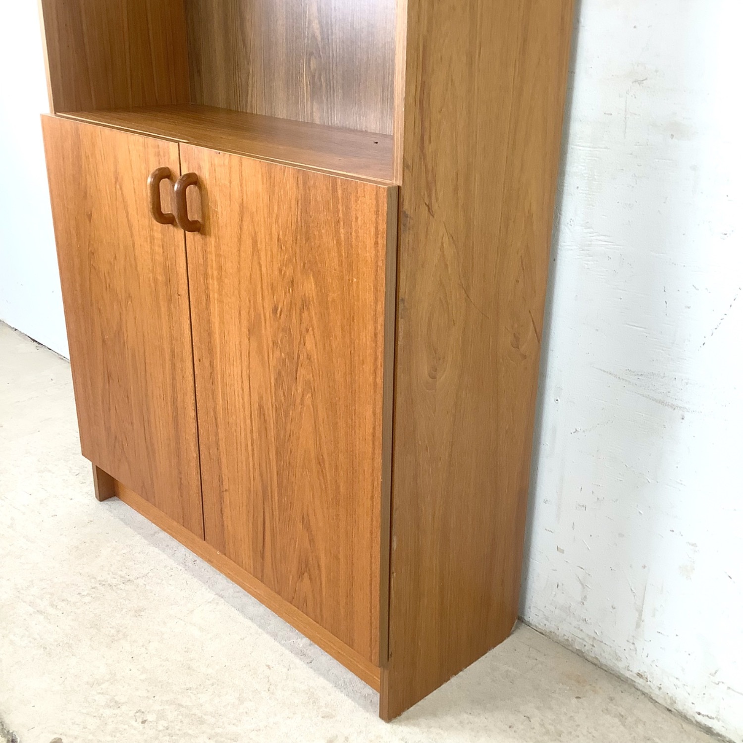 Scandinavian Modern Teak Bookcase Cabinet - image-6
