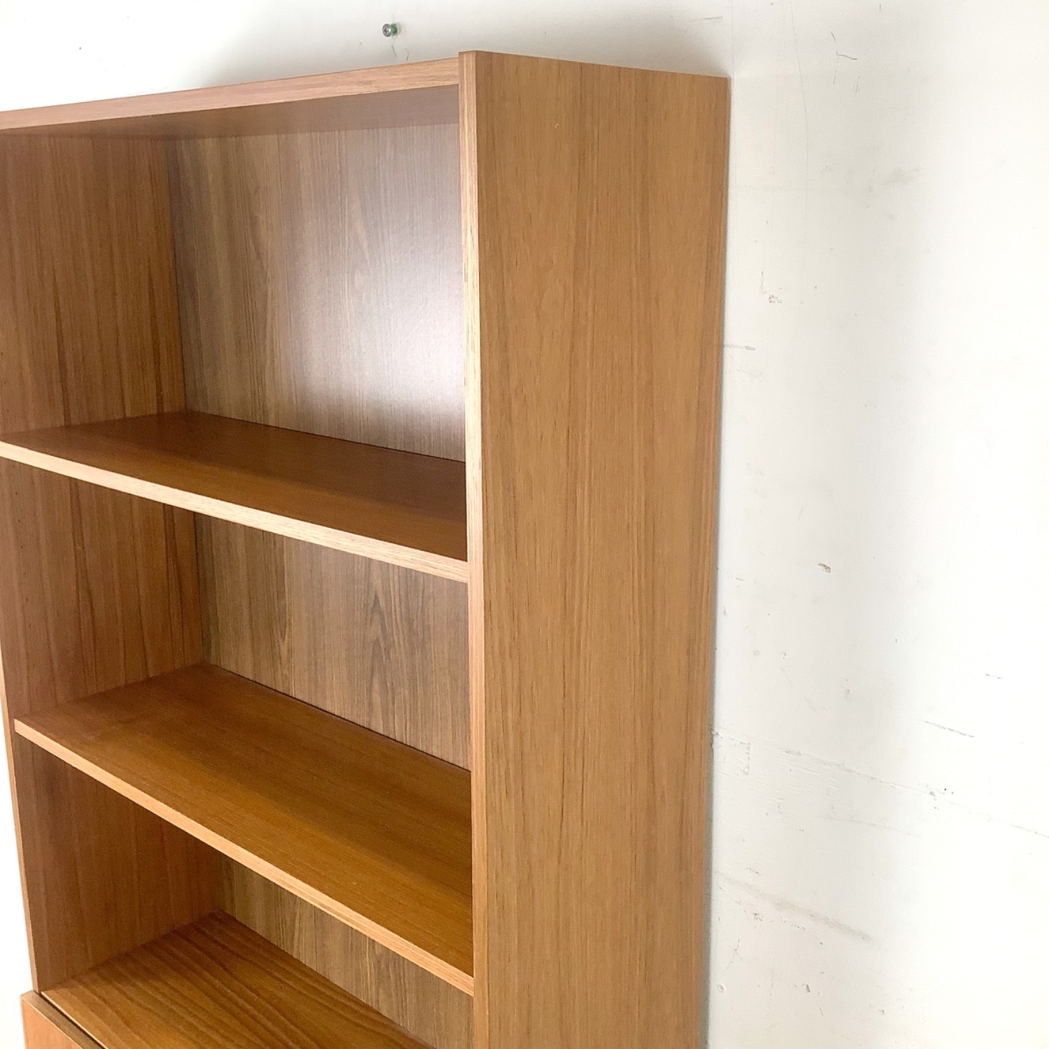 Scandinavian Modern Teak Bookcase Cabinet - image-5