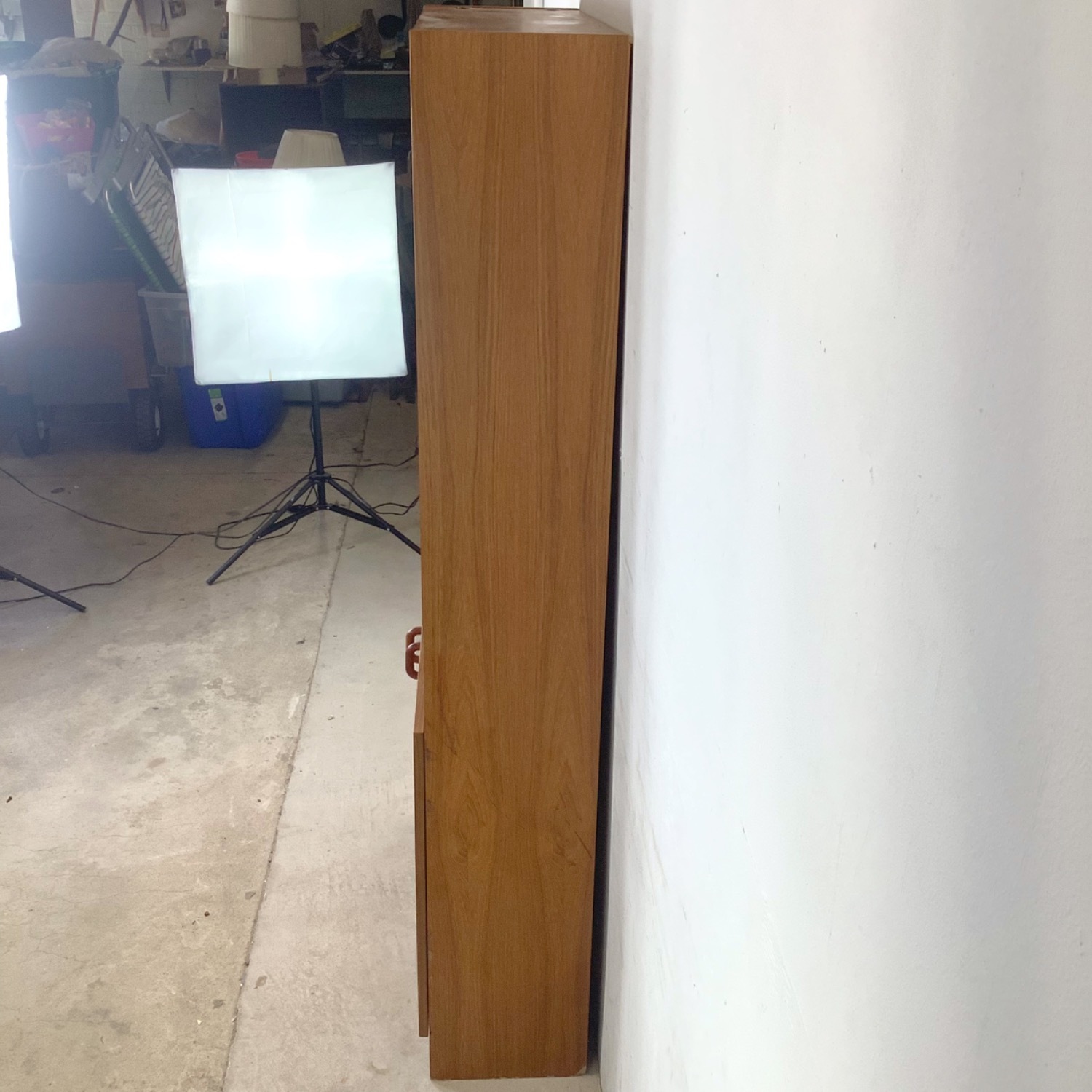 Scandinavian Modern Teak Bookcase Cabinet - image-4