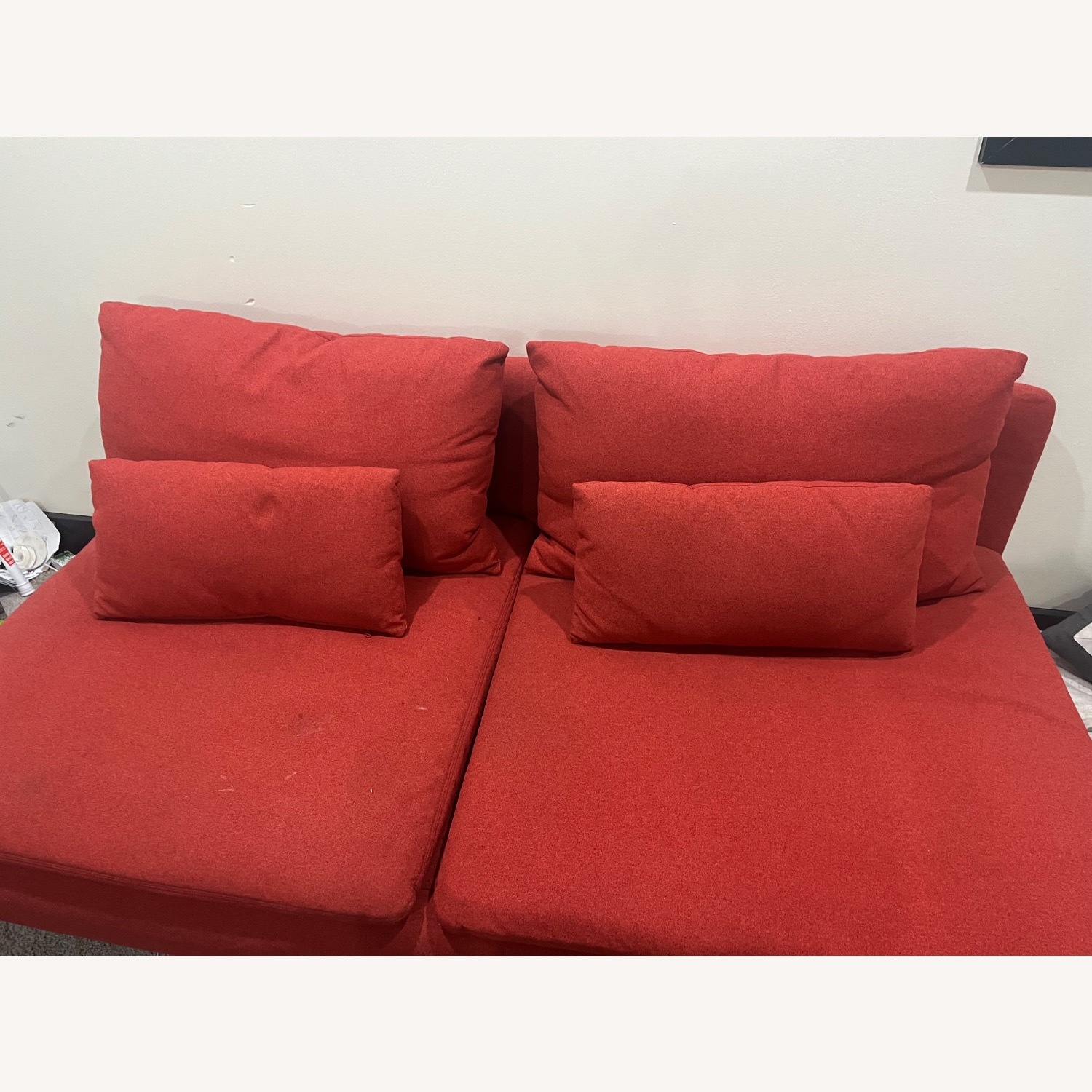 IKEA SÖDERHAMN Red Futon - image-3