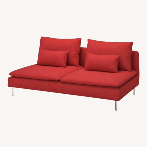 Used IKEA SÖDERHAMN Red Futon for sale on AptDeco