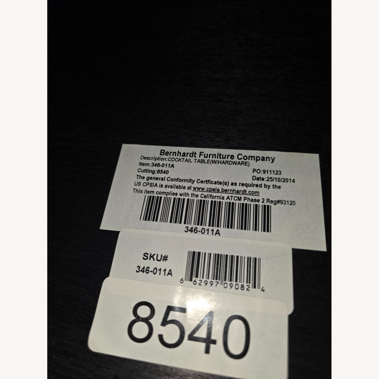 Bernhardt Furniture Dark Brown Wood Coffee Table - image-4