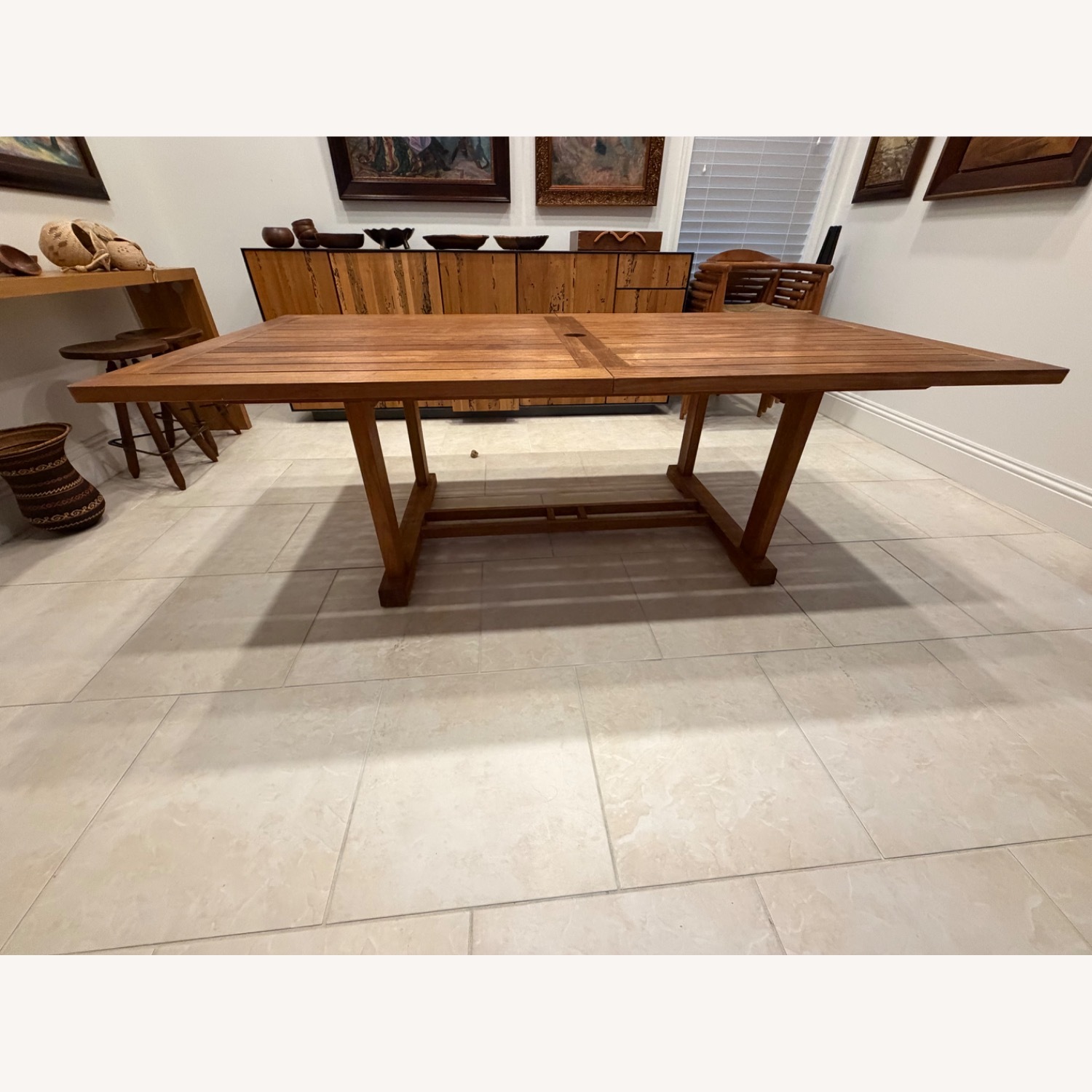 Natural Wood Dining Table - image-2