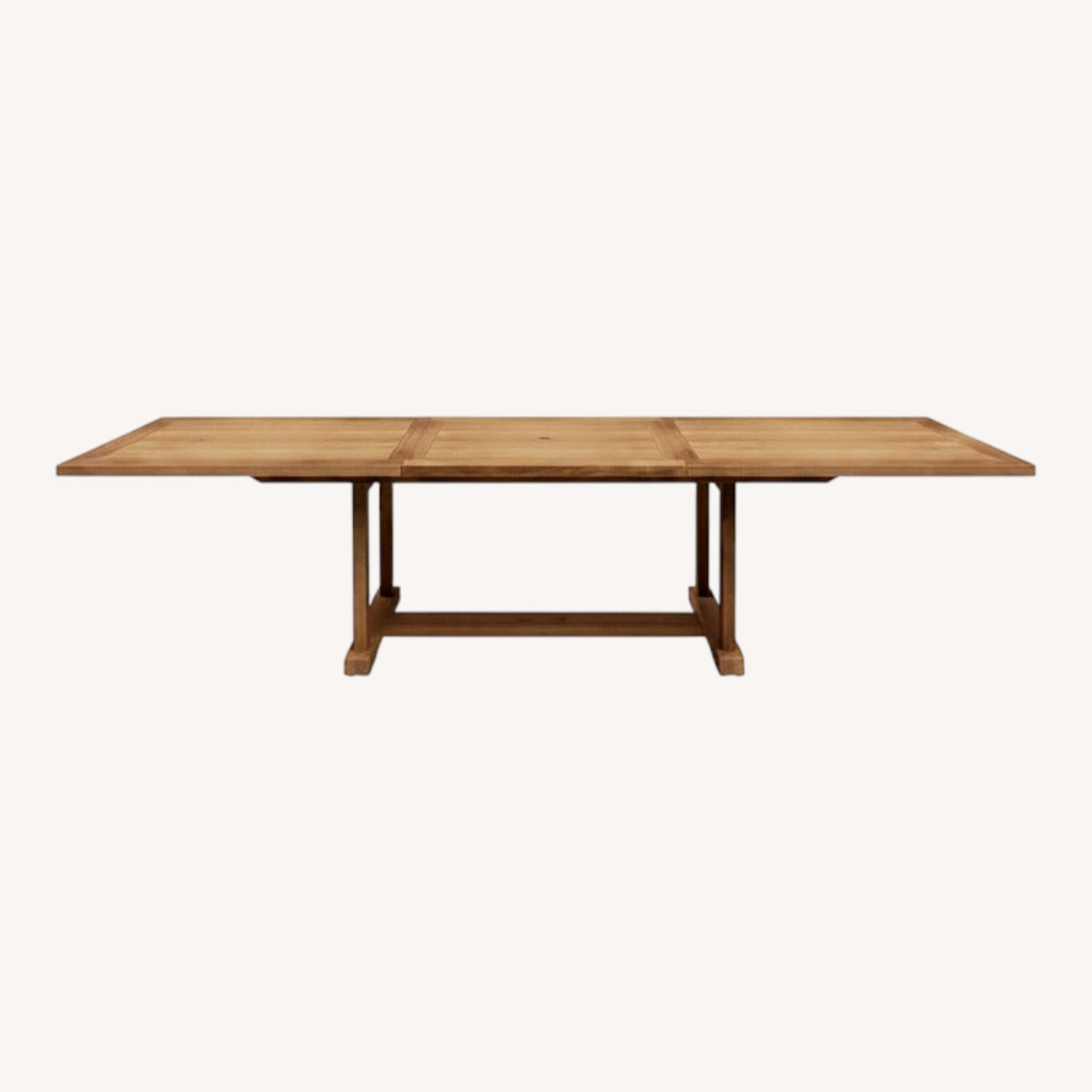 Natural Wood Dining Table - image-0