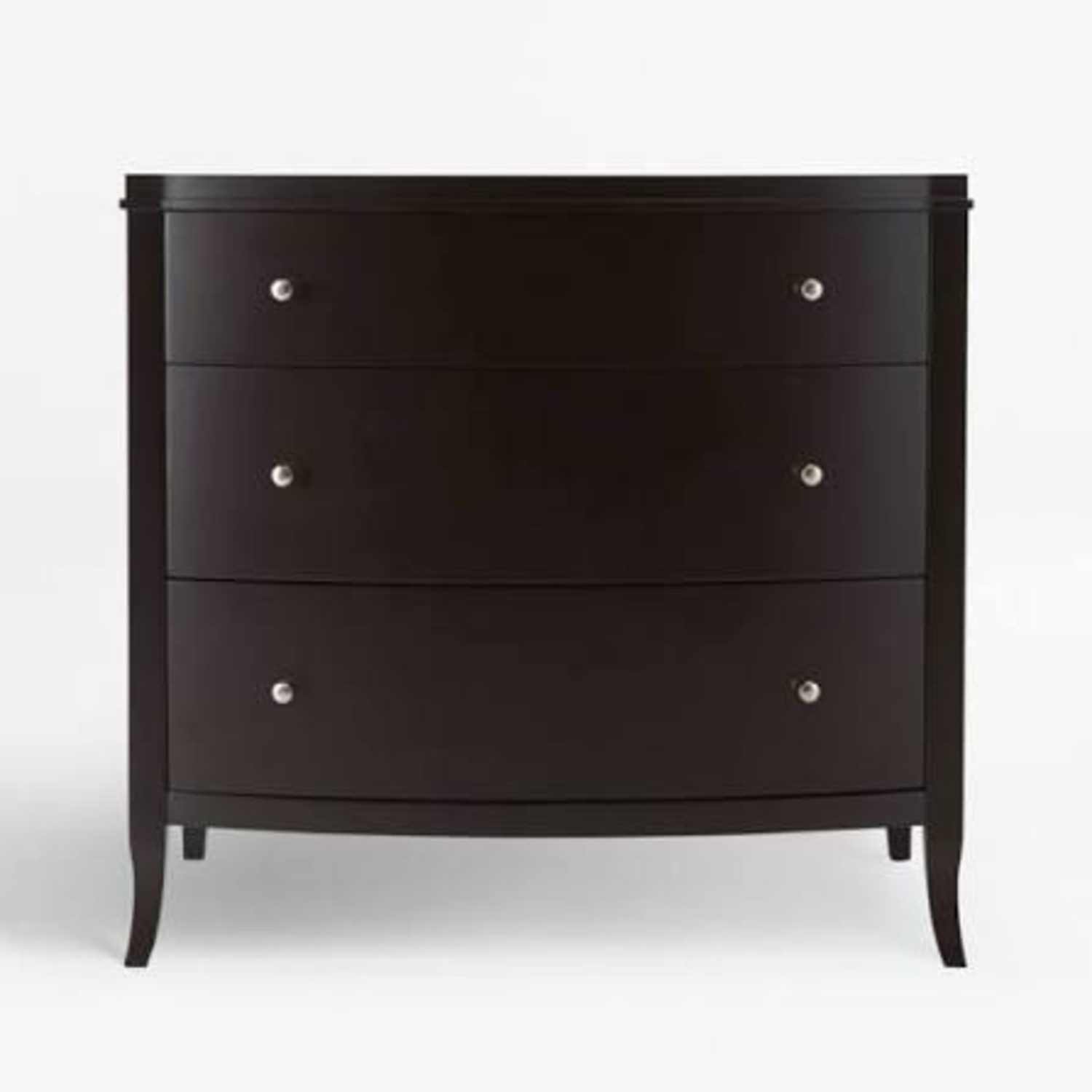 Crate & Barrel Colette Dark Brown Wood Dresser - image-4