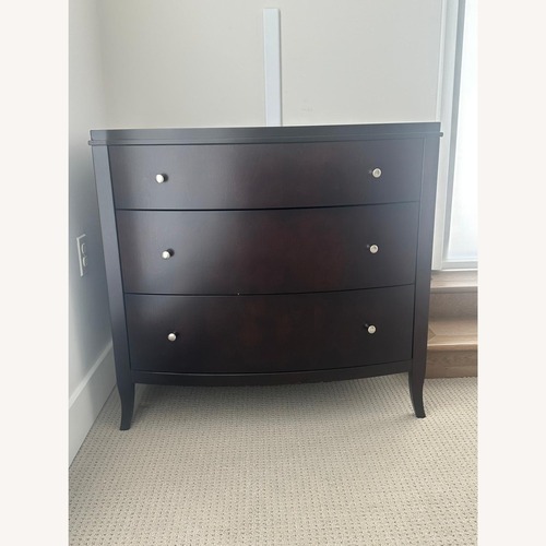 Used Crate & Barrel Colette Dark Brown Wood Dresser for sale on AptDeco