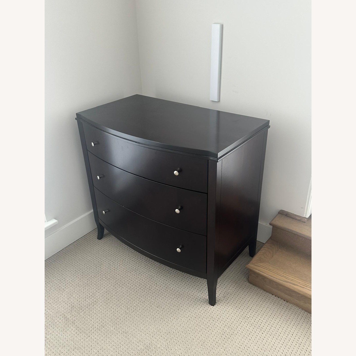Crate & Barrel Colette Dark Brown Wood Dresser - image-3