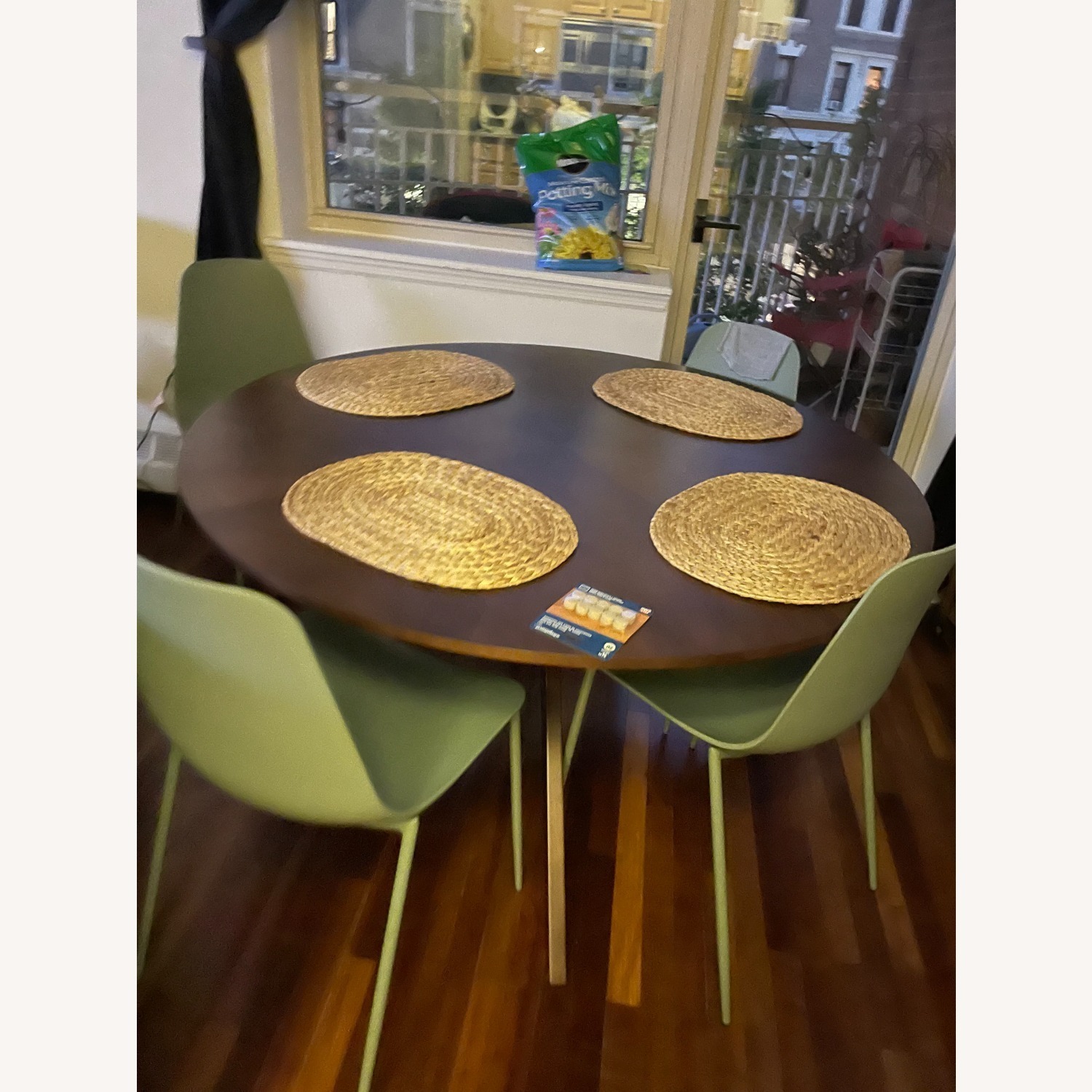 Article Conan Dark Brown Wood Dining Table - image-4