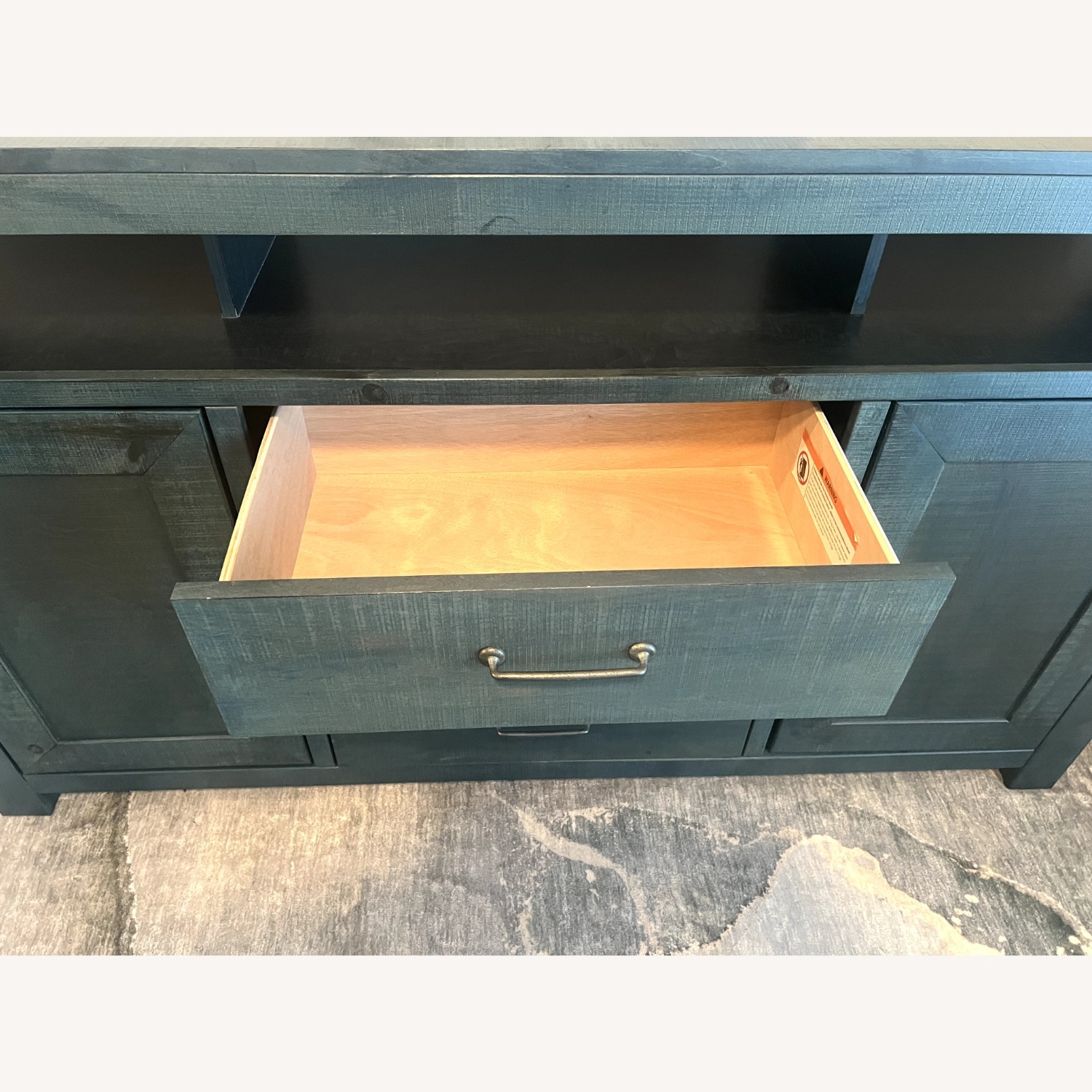 Rooms To Go Abbey Springs Blue Console - image-6