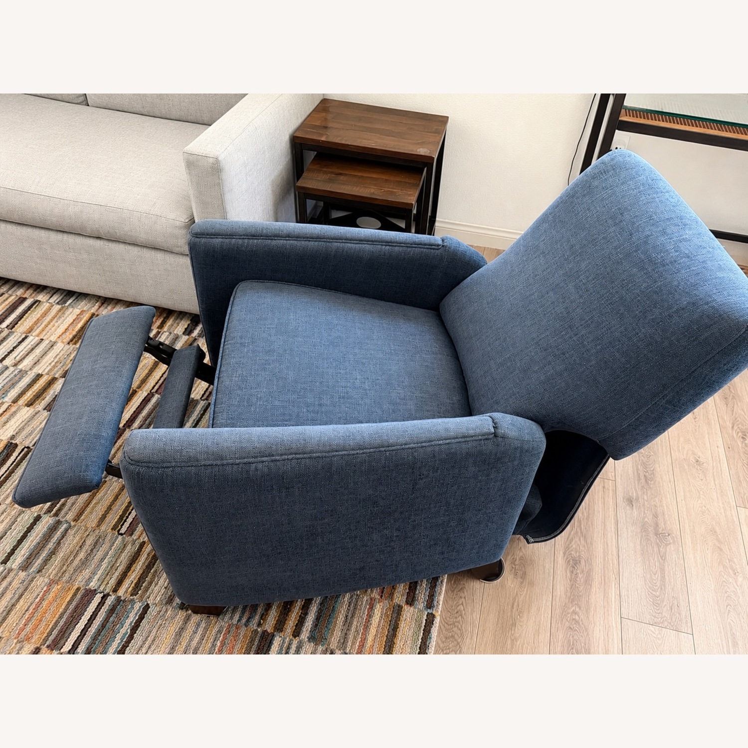 Pottery Barn Tyler Recliner Custom Upholstery - image-3