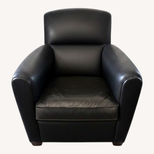 Used Dark Brown Leather Accent Chairs for sale on AptDeco