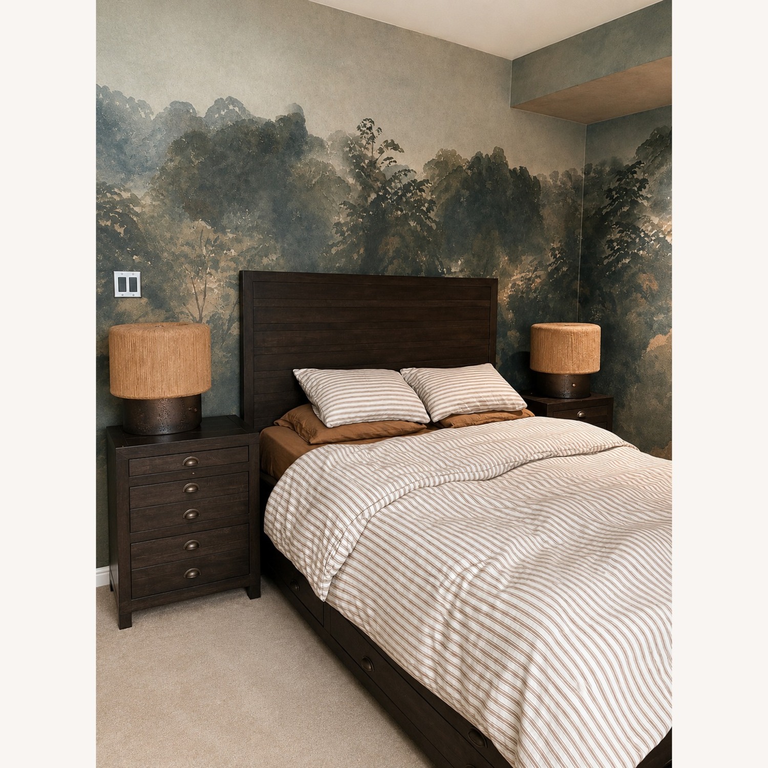 Restoration Hardware Printmakers Queen Bed - image-2