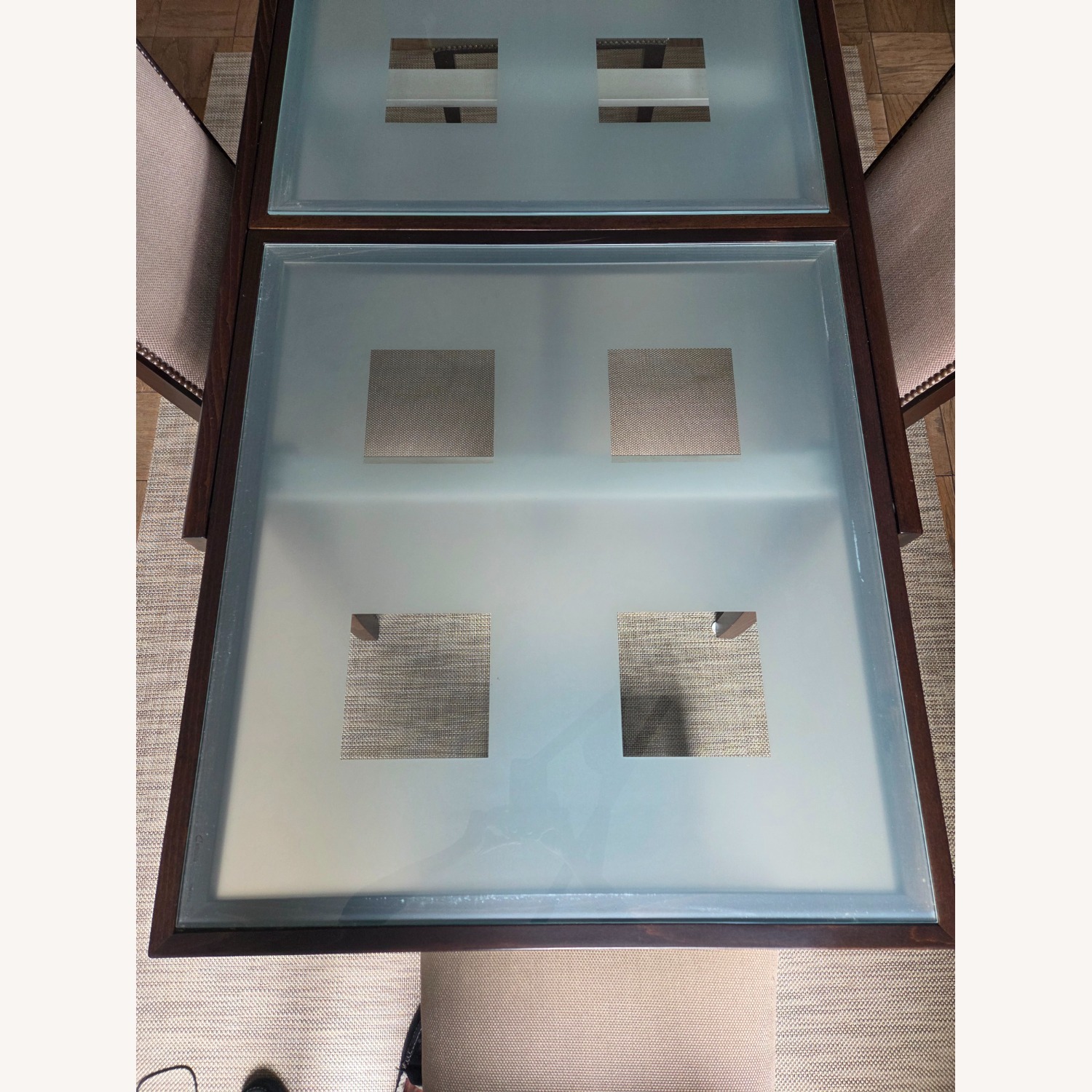 Calligaris Dark Brown Glass Dining Table - image-7