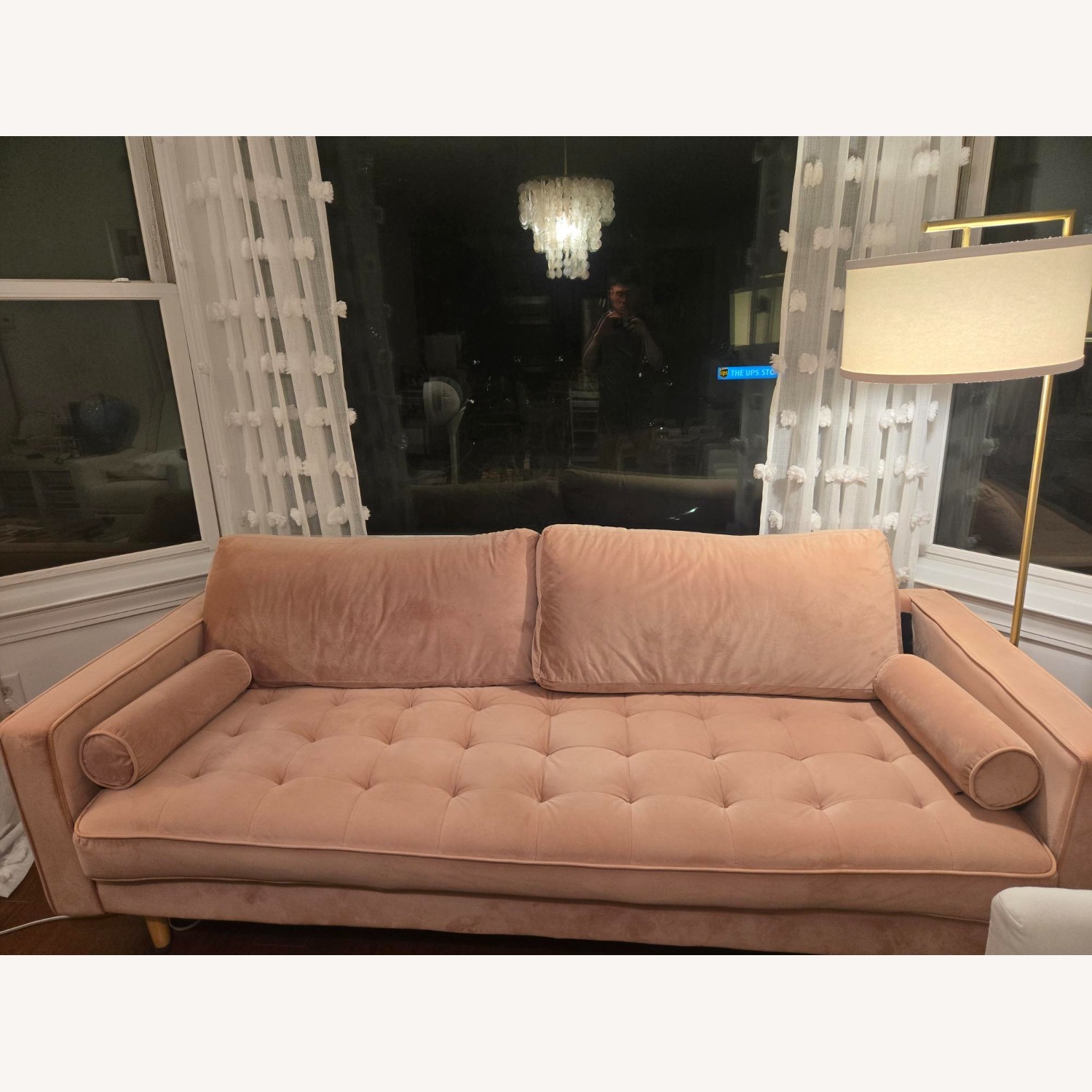 Geo 84" Square Arm Sofa - image-1