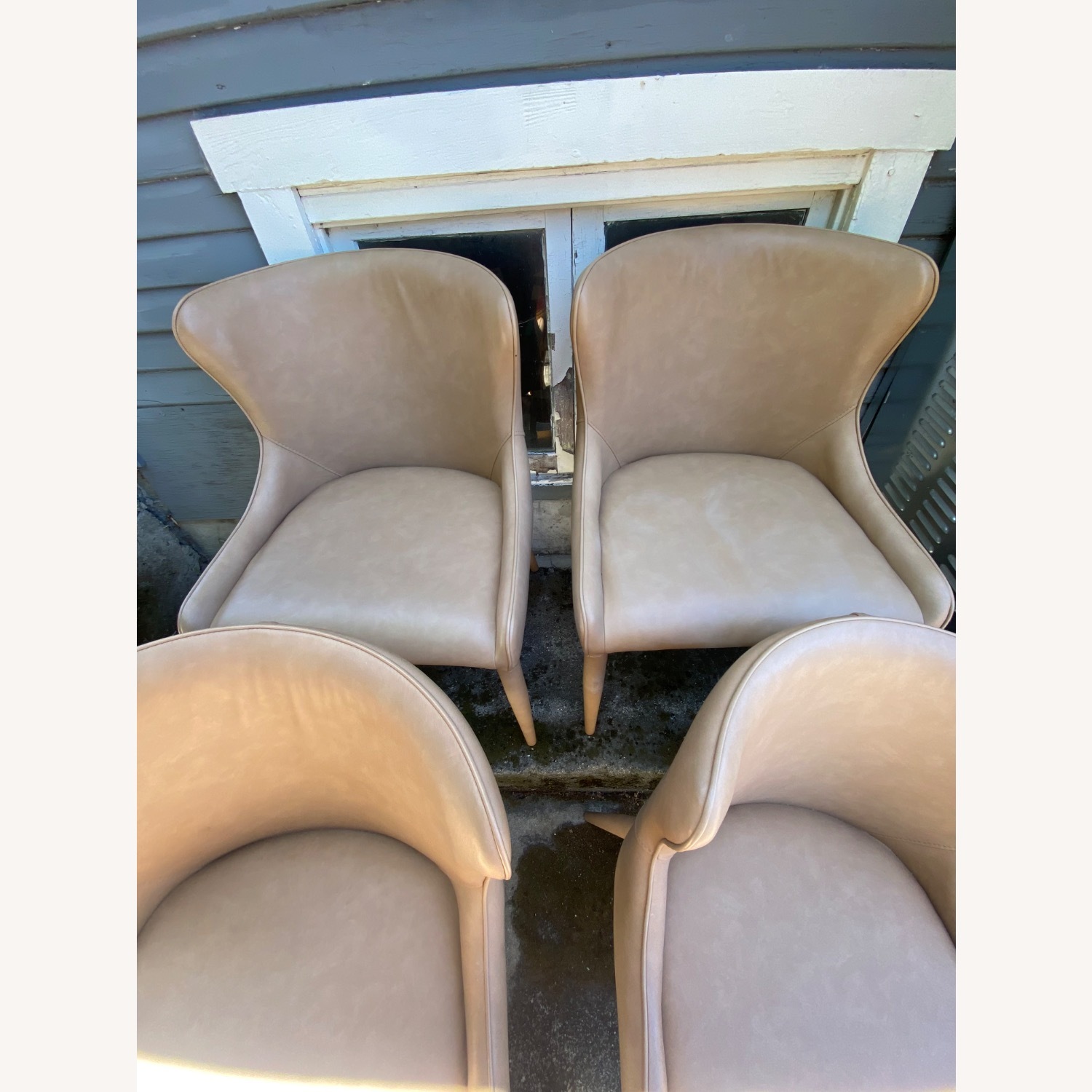 Coco Republic Vegan Leather Markson Dining Chairs - image-2