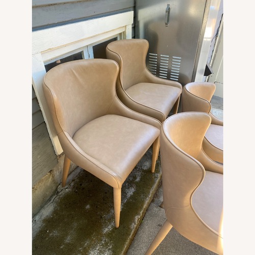 Used Coco Republic Vegan Leather Markson Dining Chairs for sale on AptDeco