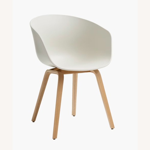 Used HAY About a Chair 22 White Armchair x 2 for sale on AptDeco
