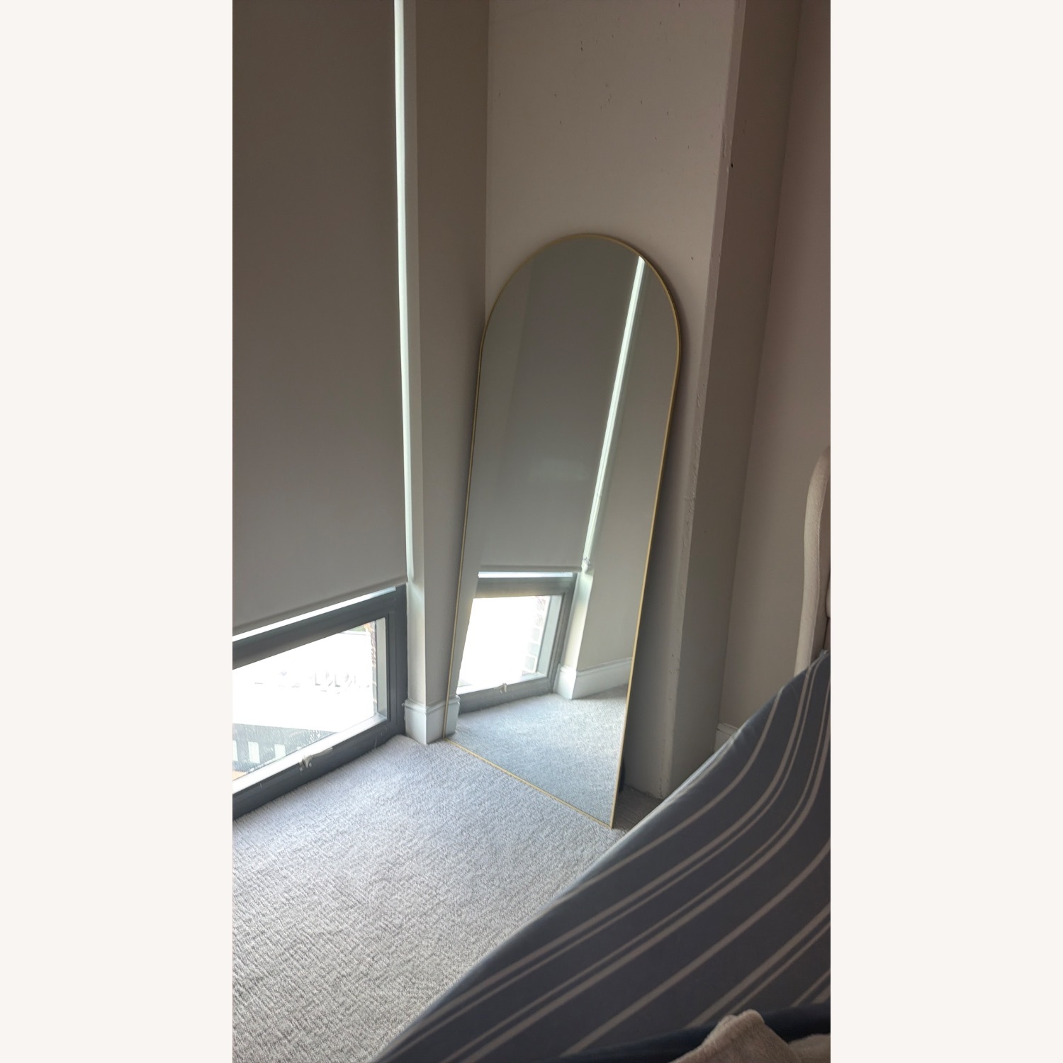 Home Styles Furniture Gold Floor Mirror - image-3