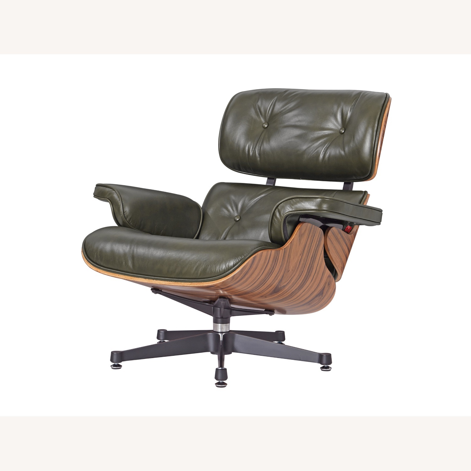 Herman Miller Eames Green Leather Accent Chairs - image-6
