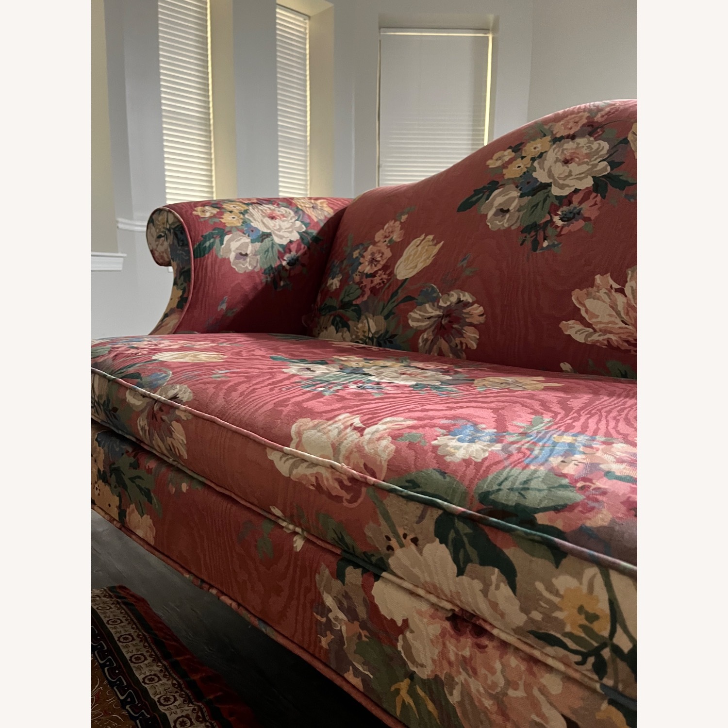 Ethan Allen Vintage Rose Sofa - image-2