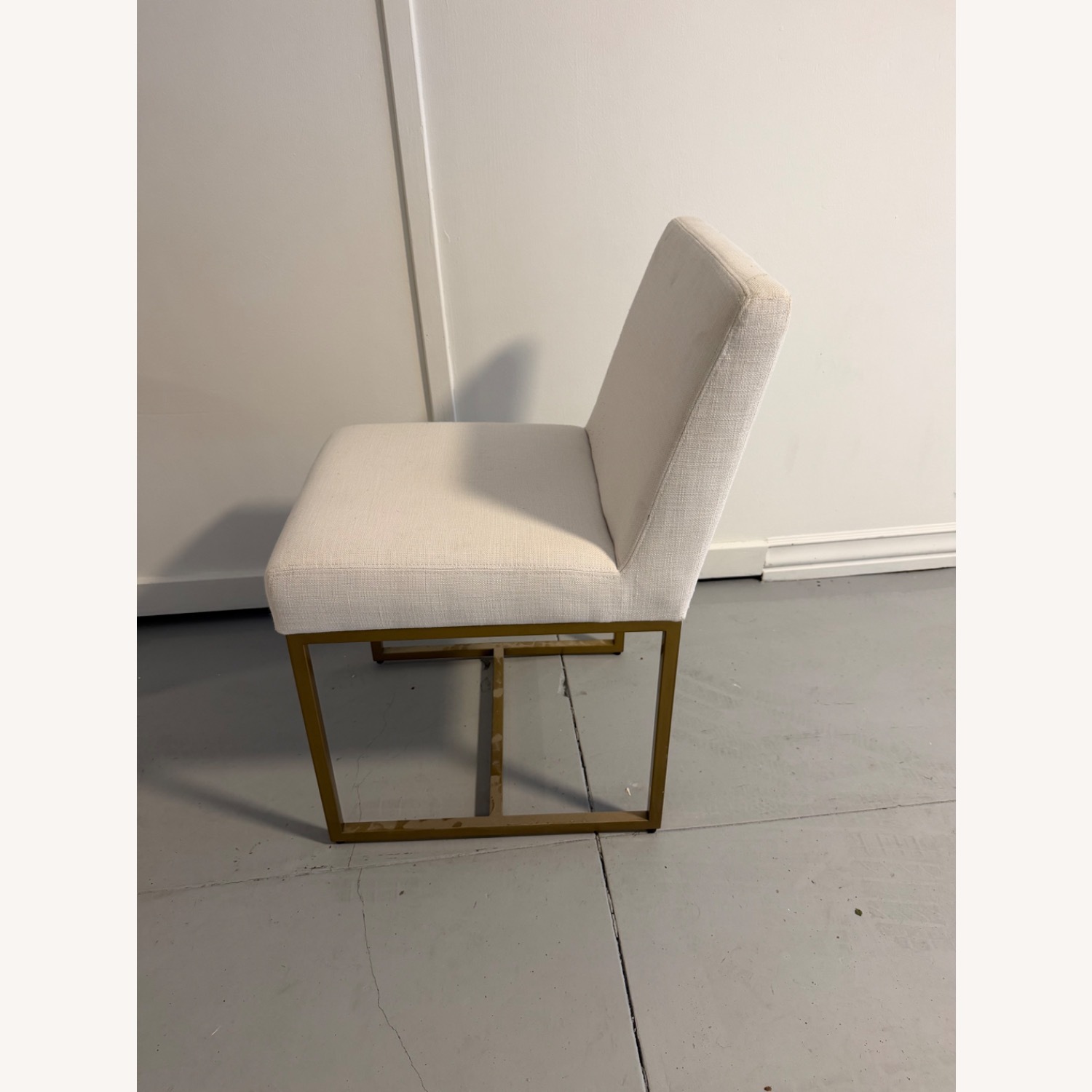 Restoration Hardware Emery White Dining Chairs - image-2