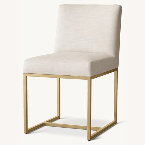 Used Restoration Hardware Emery White Dining Chairs for sale on AptDeco