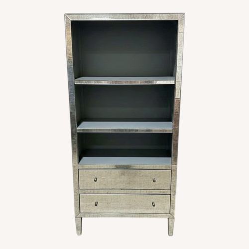 Used Powell Mirrored 2-Drawer Bookcase for sale on AptDeco