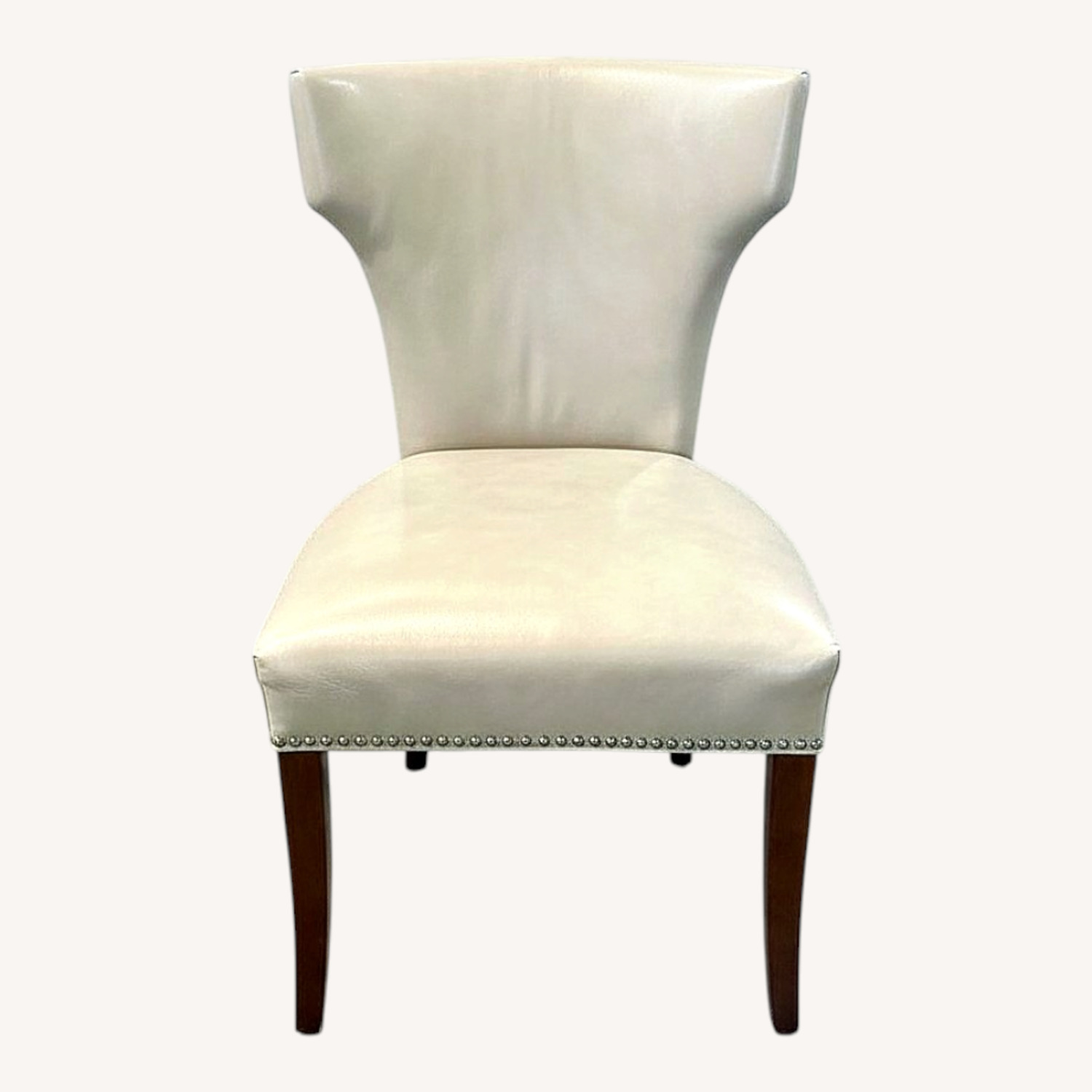 Crate & Barrel Sasha Nailhead Trim Dining Chair - image-0