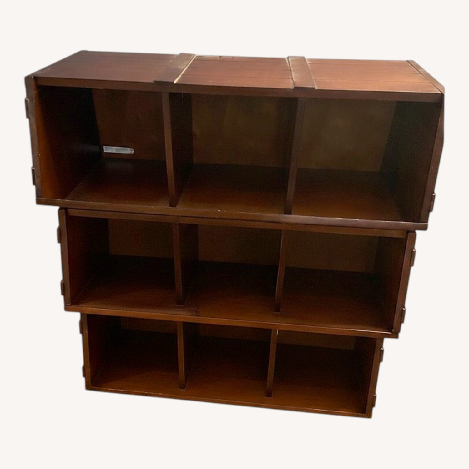 Pottery Barn Kids Toy Storage Unit Dark Brown - image-0