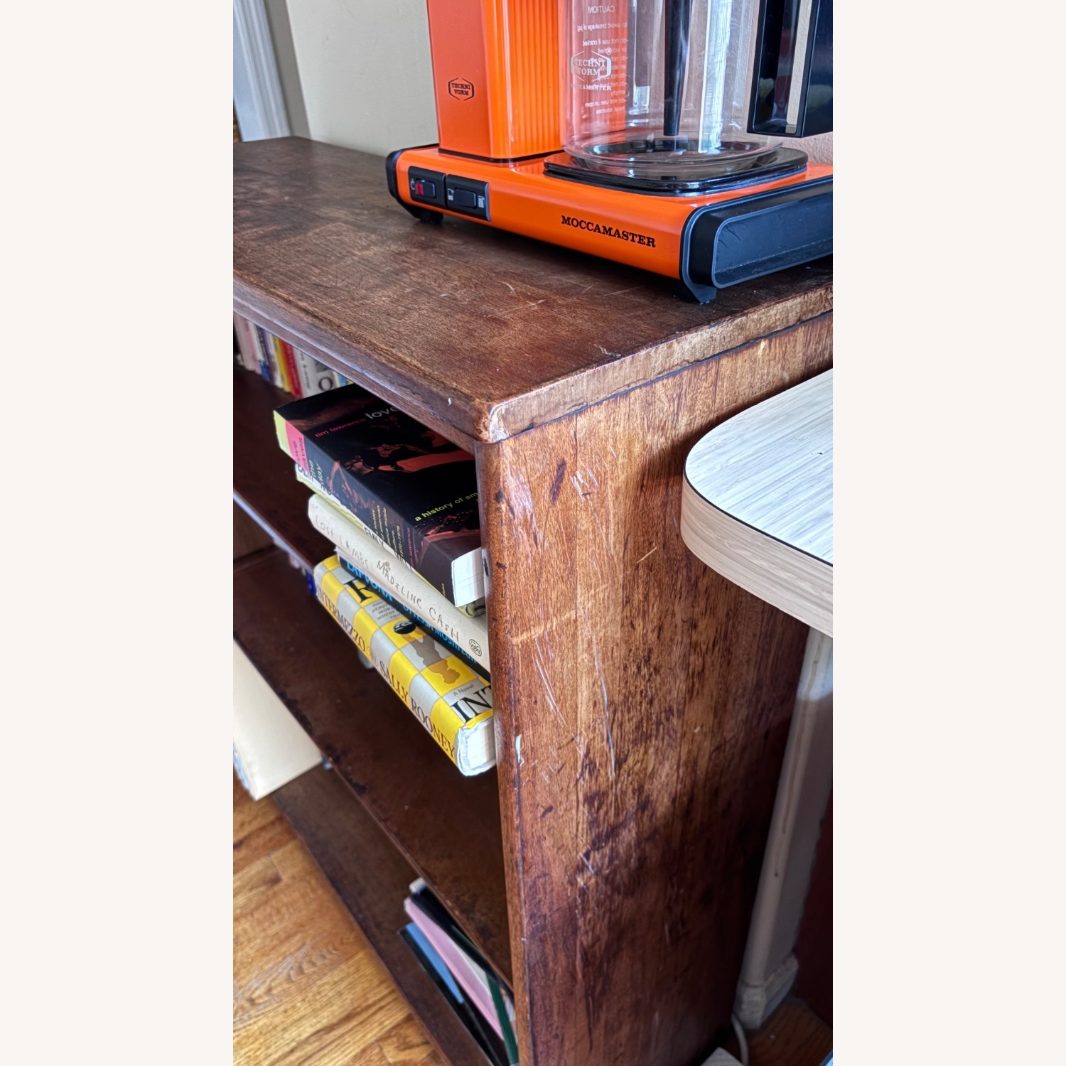 Vintage/Antique Finds Dark Brown Wood Bookcase - image-3