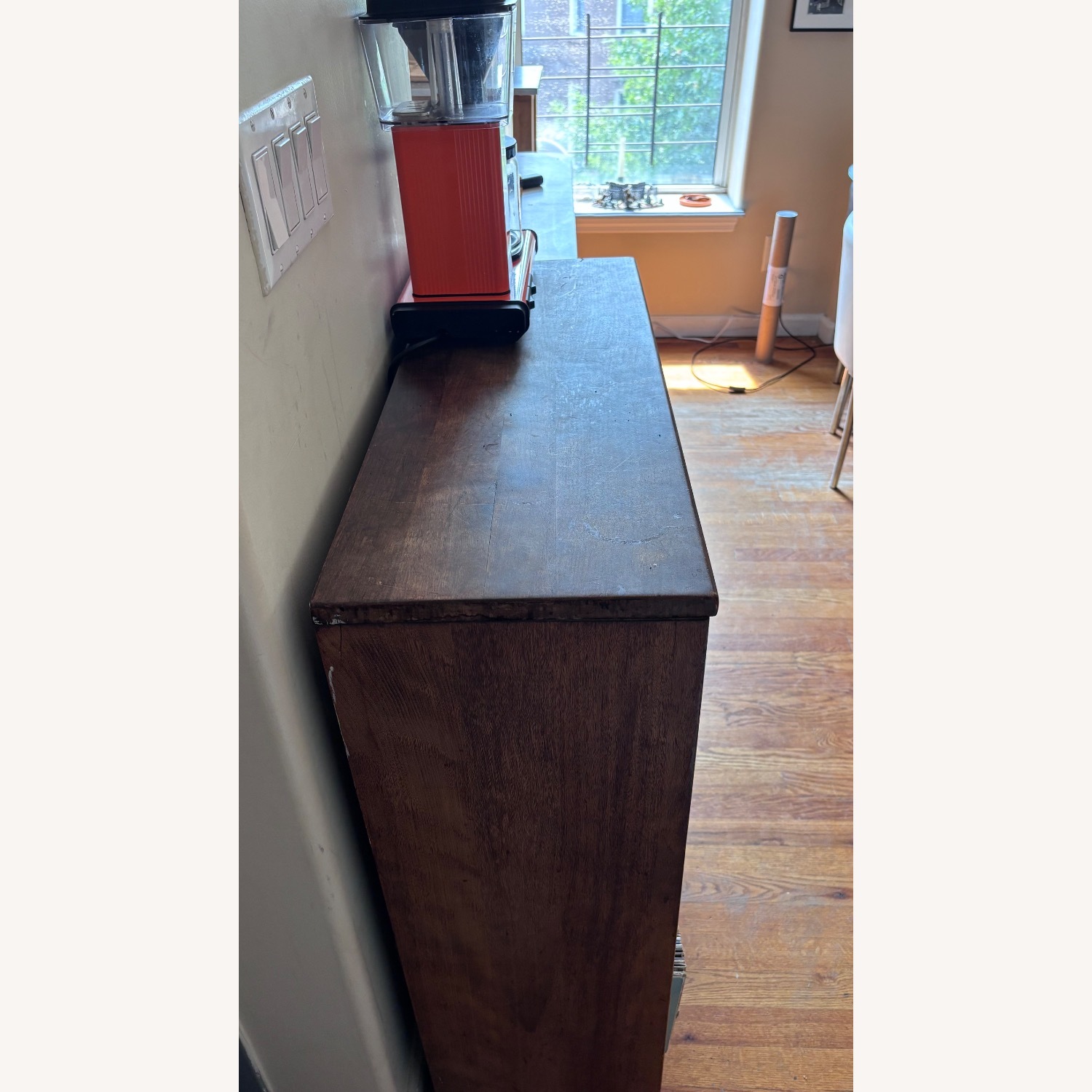Vintage/Antique Finds Dark Brown Wood Bookcase - image-2