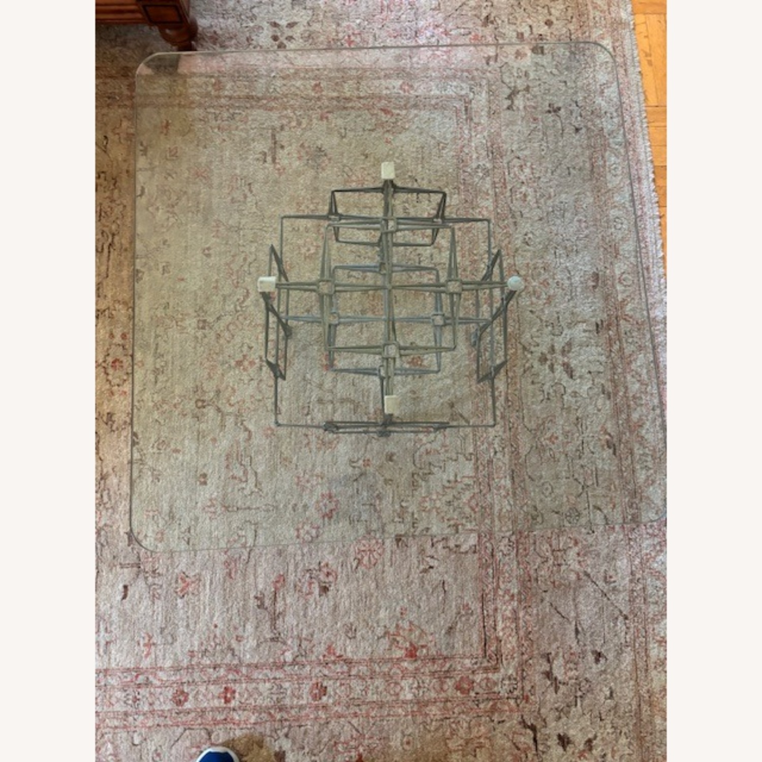Vintage/Antique Finds Natural Glass Coffee Table - image-4