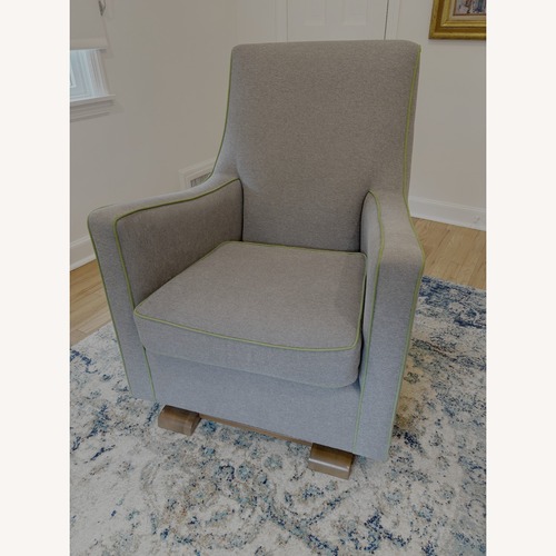 Used Monte Design Light Gray Fabric Nursing Chair for sale on AptDeco