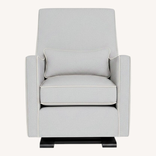 Used Monte Design Light Gray Fabric Nursing Chair for sale on AptDeco