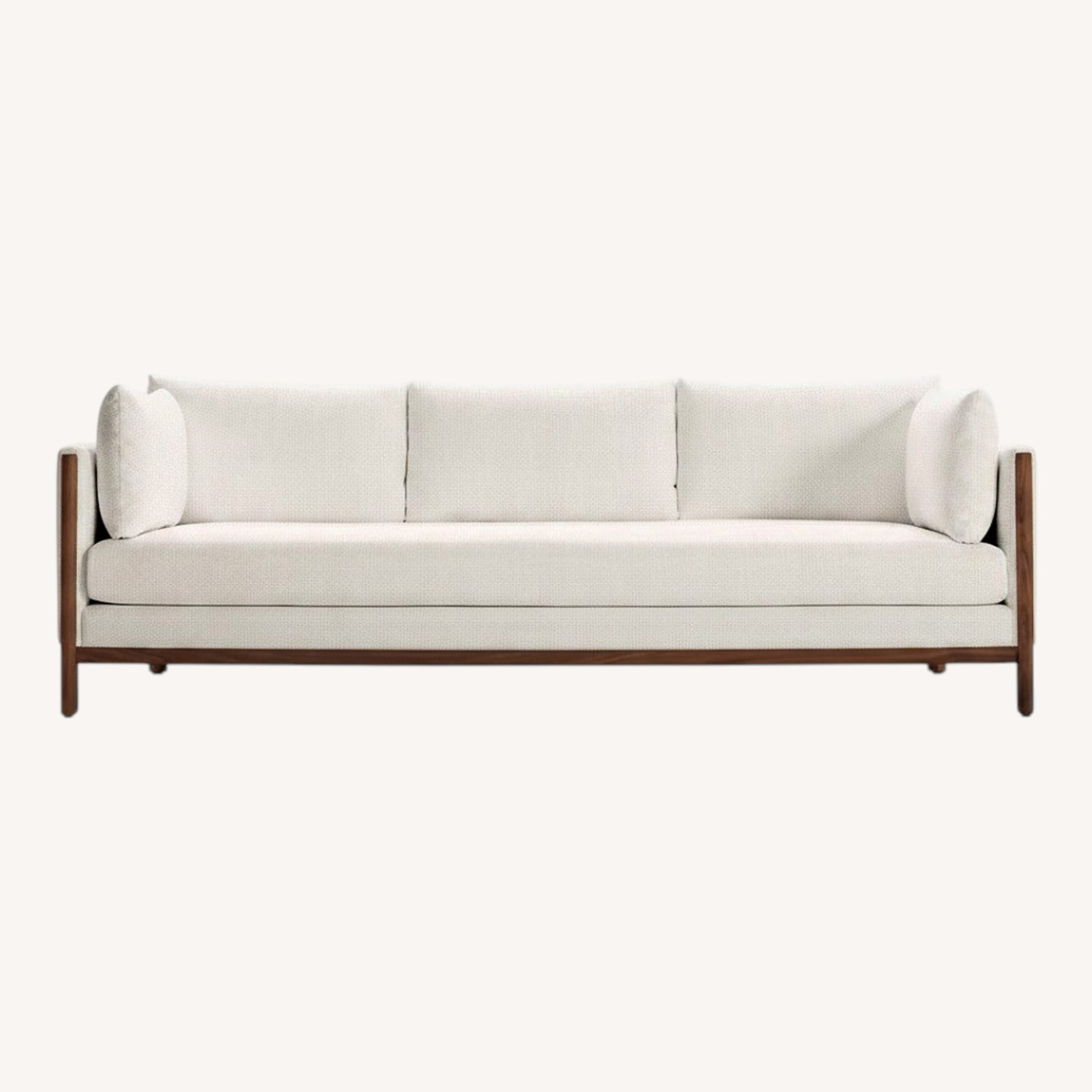 Design Within Reach Emmy White Fabric 3+ Seater Sofa - image-0