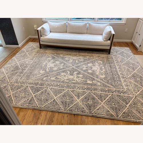 Used Design Within Reach Emmy White Fabric 3+ Seater Sofa for sale on AptDeco