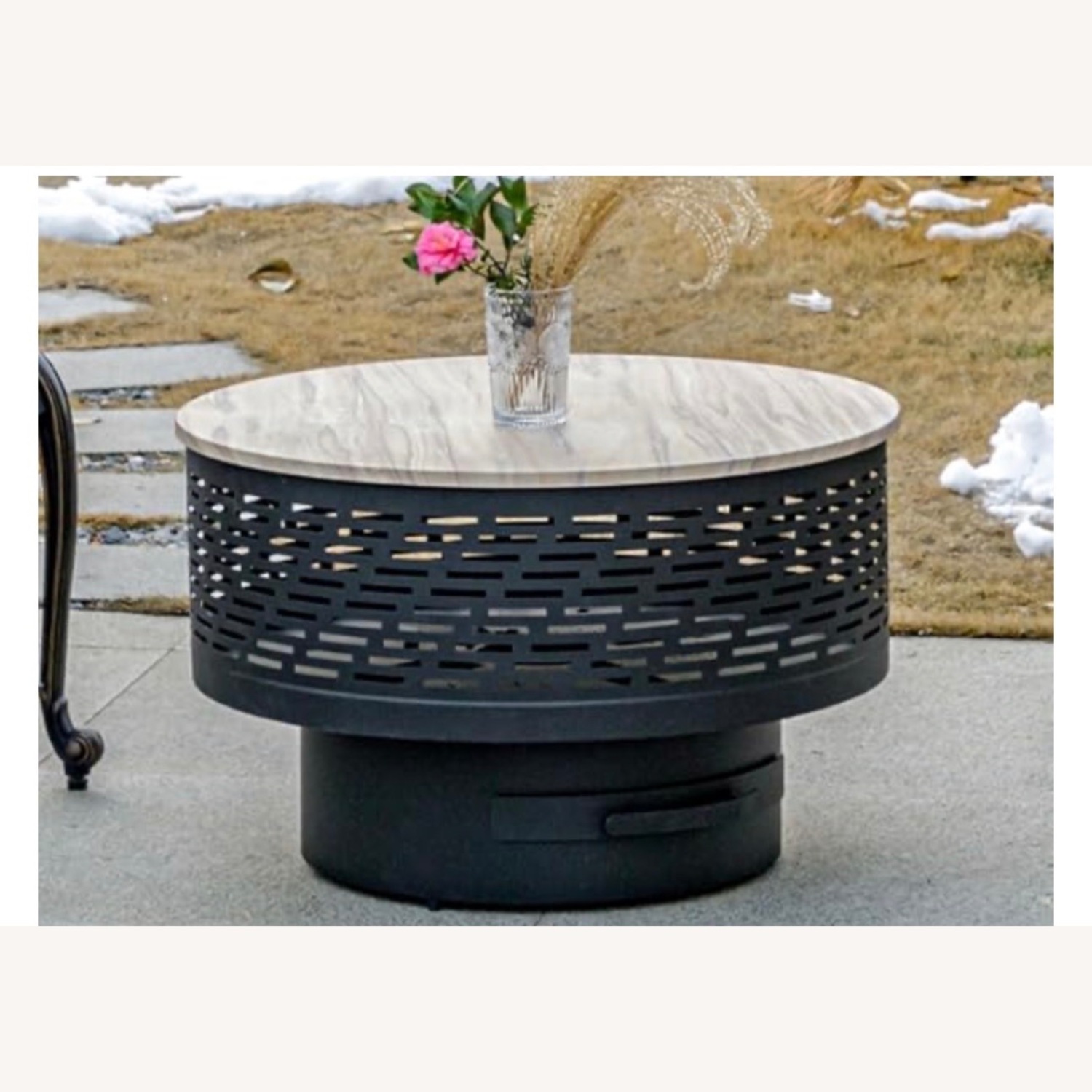 OutVue 26" Wood Burning Fire Pits with Grill - image-3