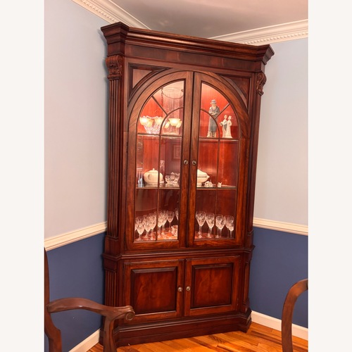 Used Ethan Allen Corner China Cabinet  for sale on AptDeco