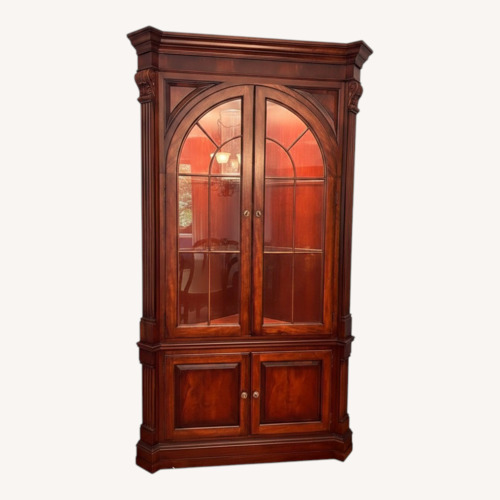 Used Ethan Allen Corner China Cabinet for sale on AptDeco