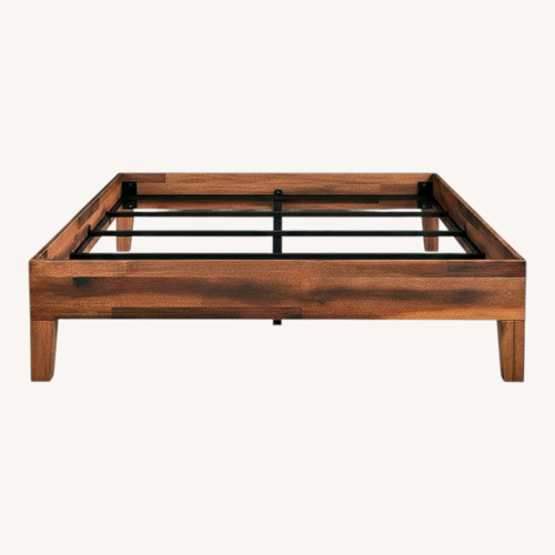 Used Zinus Marissa Deluxe Wood Platform Bed Frame for sale on AptDeco