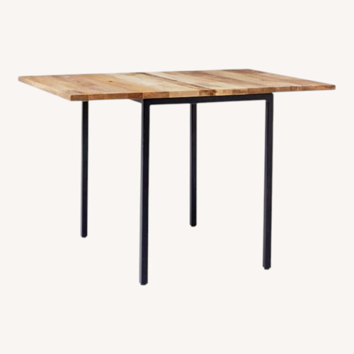 Used West Elm Box Frame Drop Leaf Extendable Table for sale on AptDeco