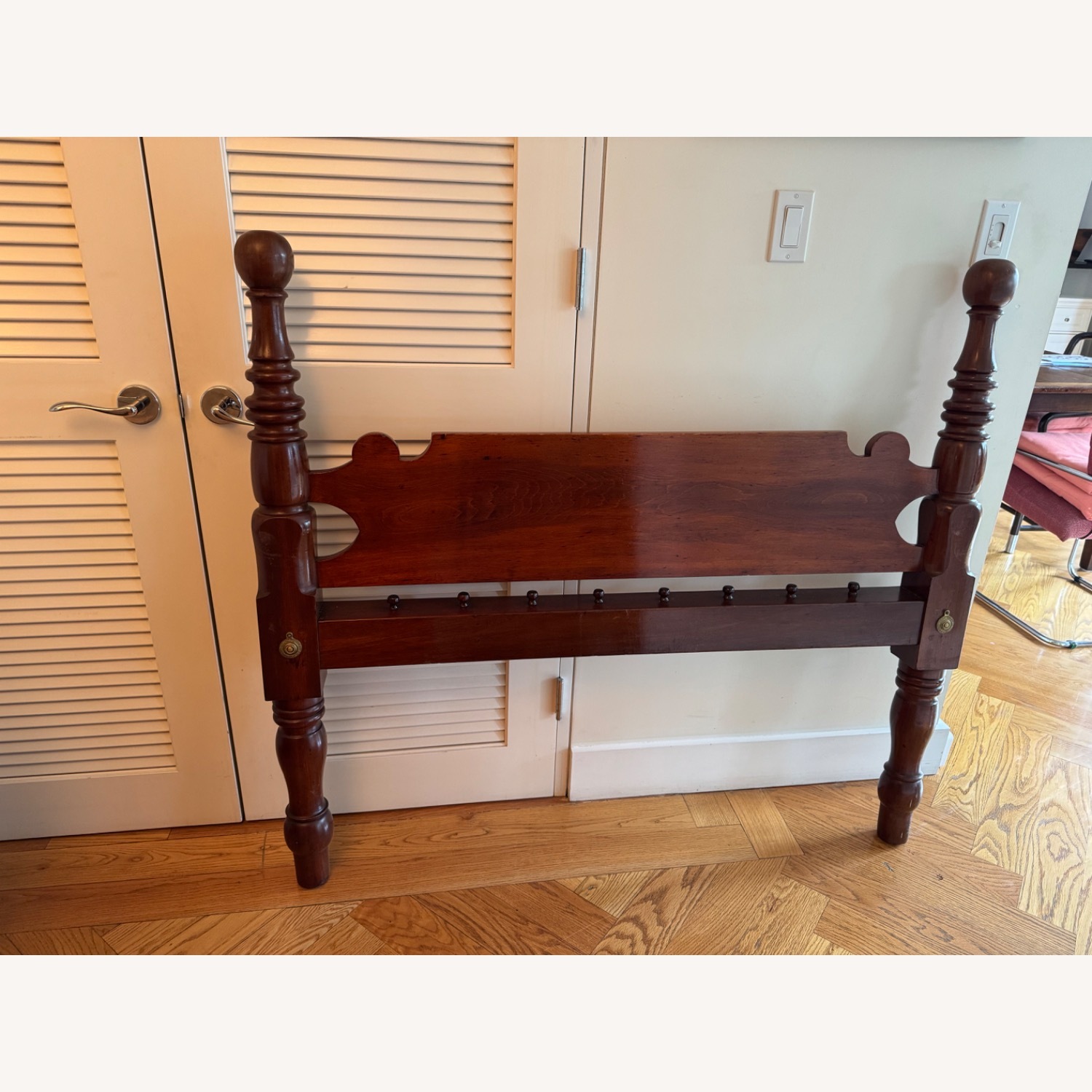 Mahogany 4 Poster Rope Bed Frame /Full - image-18