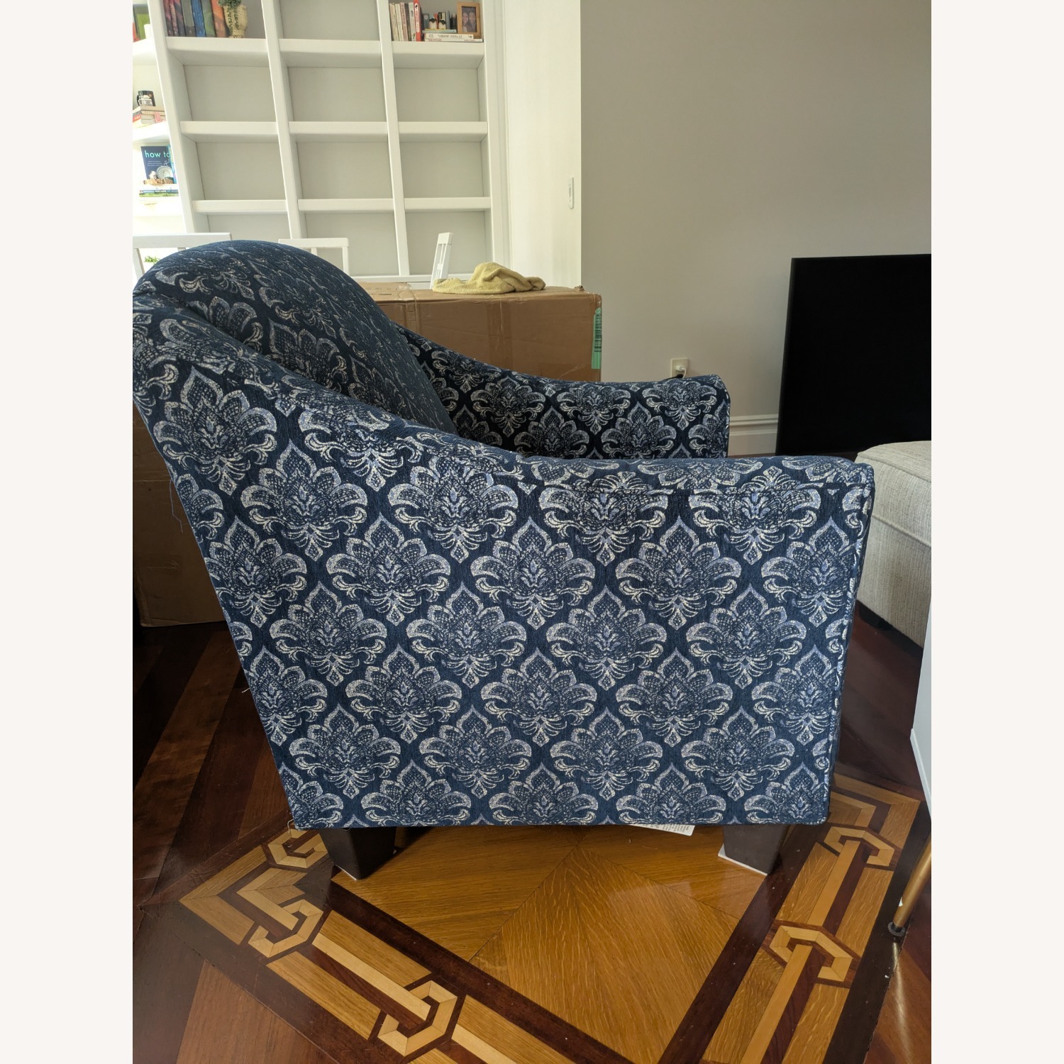 Bob's Discount Furniture Blue Fabric Chair - image-2