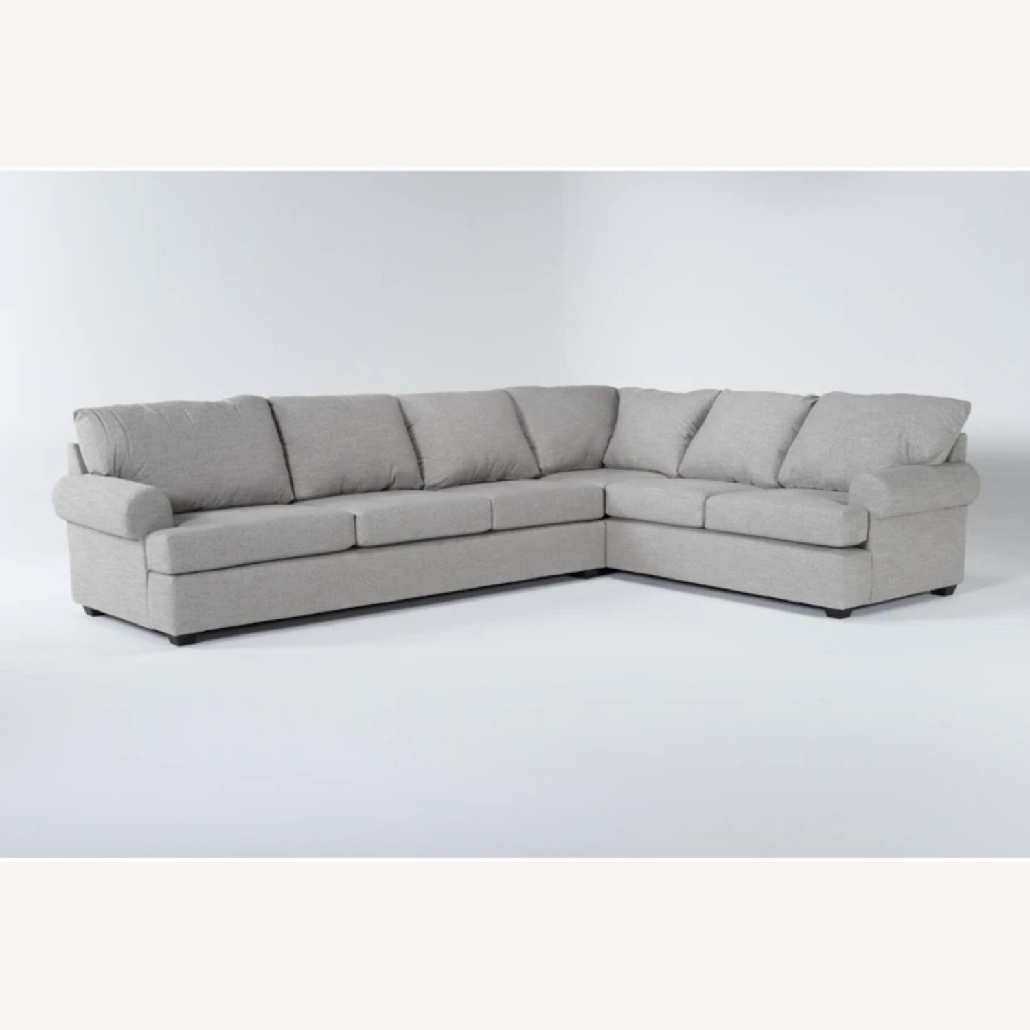 Living Spaces Two Piece Sectional Sofa - image-6