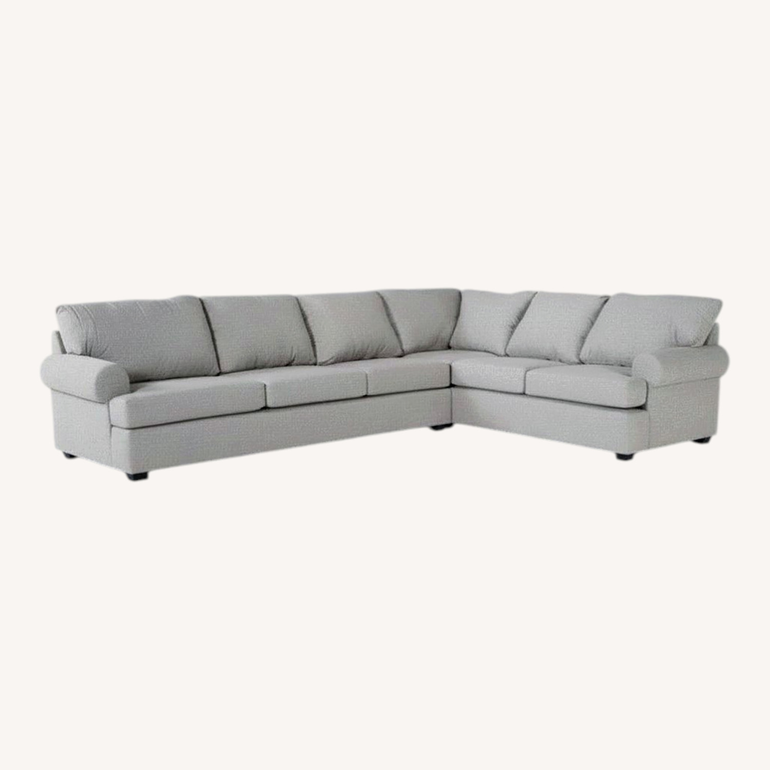 Living Spaces Two Piece Sectional Sofa - image-0