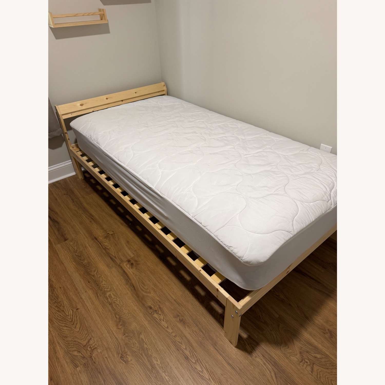 IKEA NEIDEN Wood Twin Bed - image-4