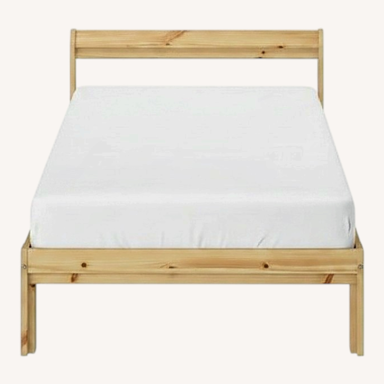 IKEA NEIDEN Wood Twin Bed - image-0