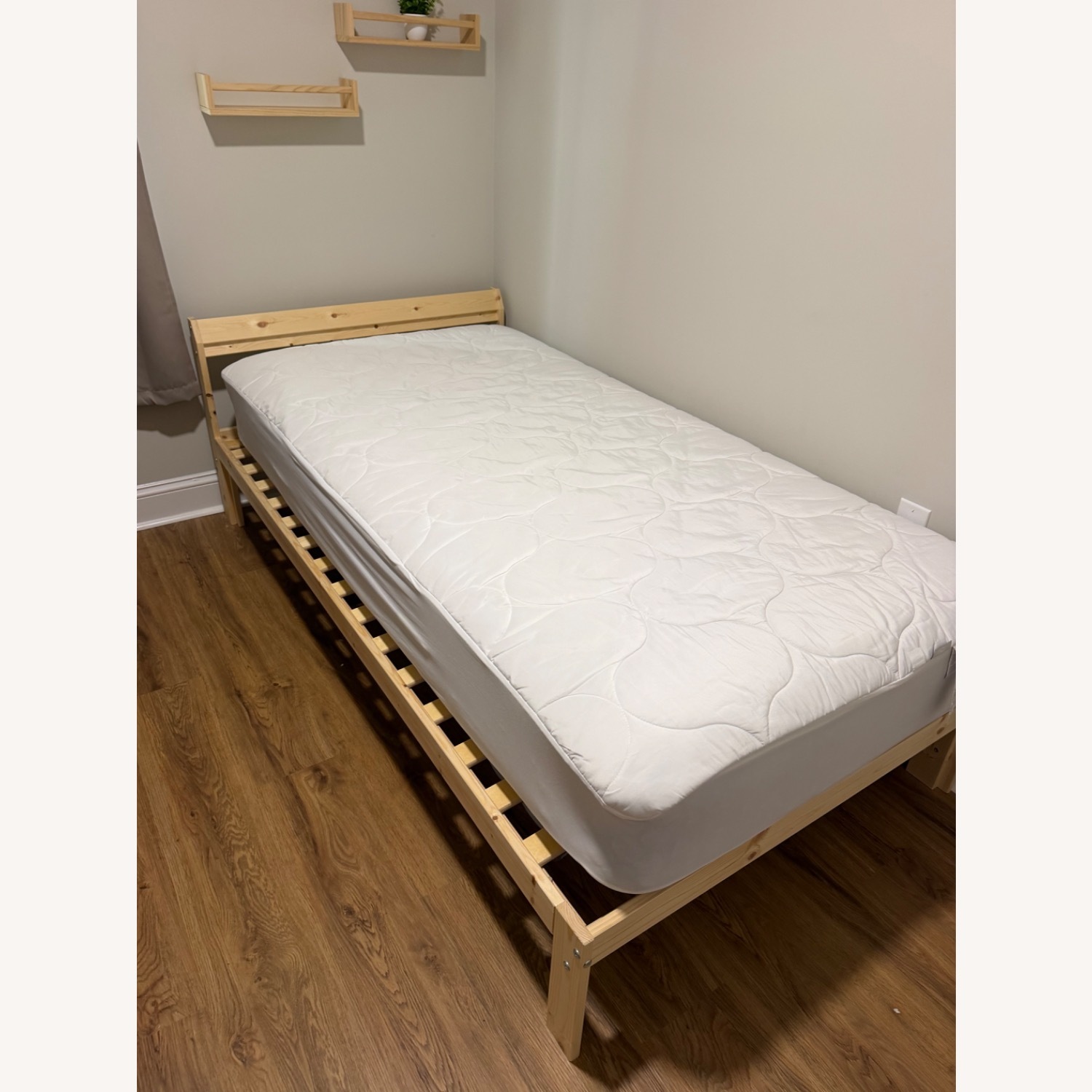 IKEA NEIDEN Wood Twin Bed - image-2