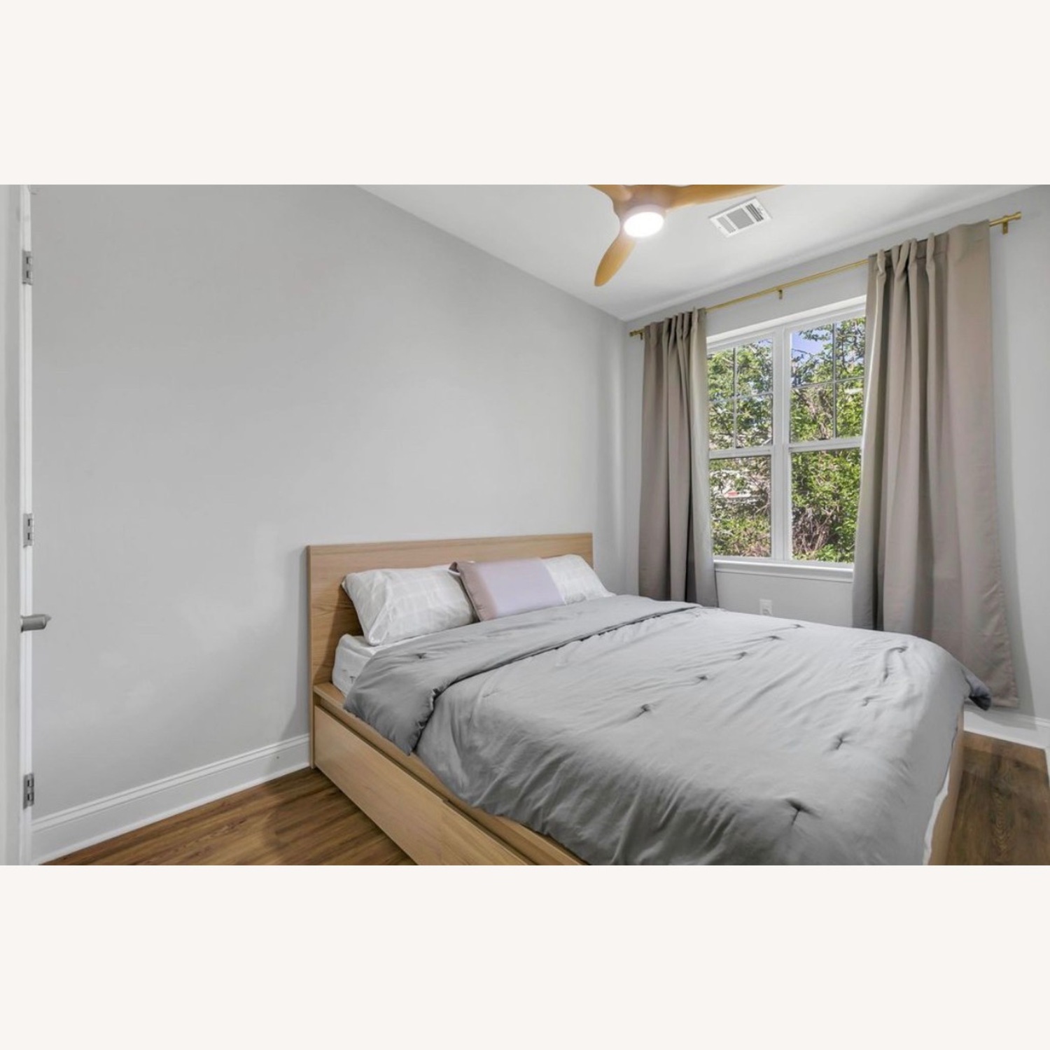 IKEA MALM King Bed With Four Drawers - image-3