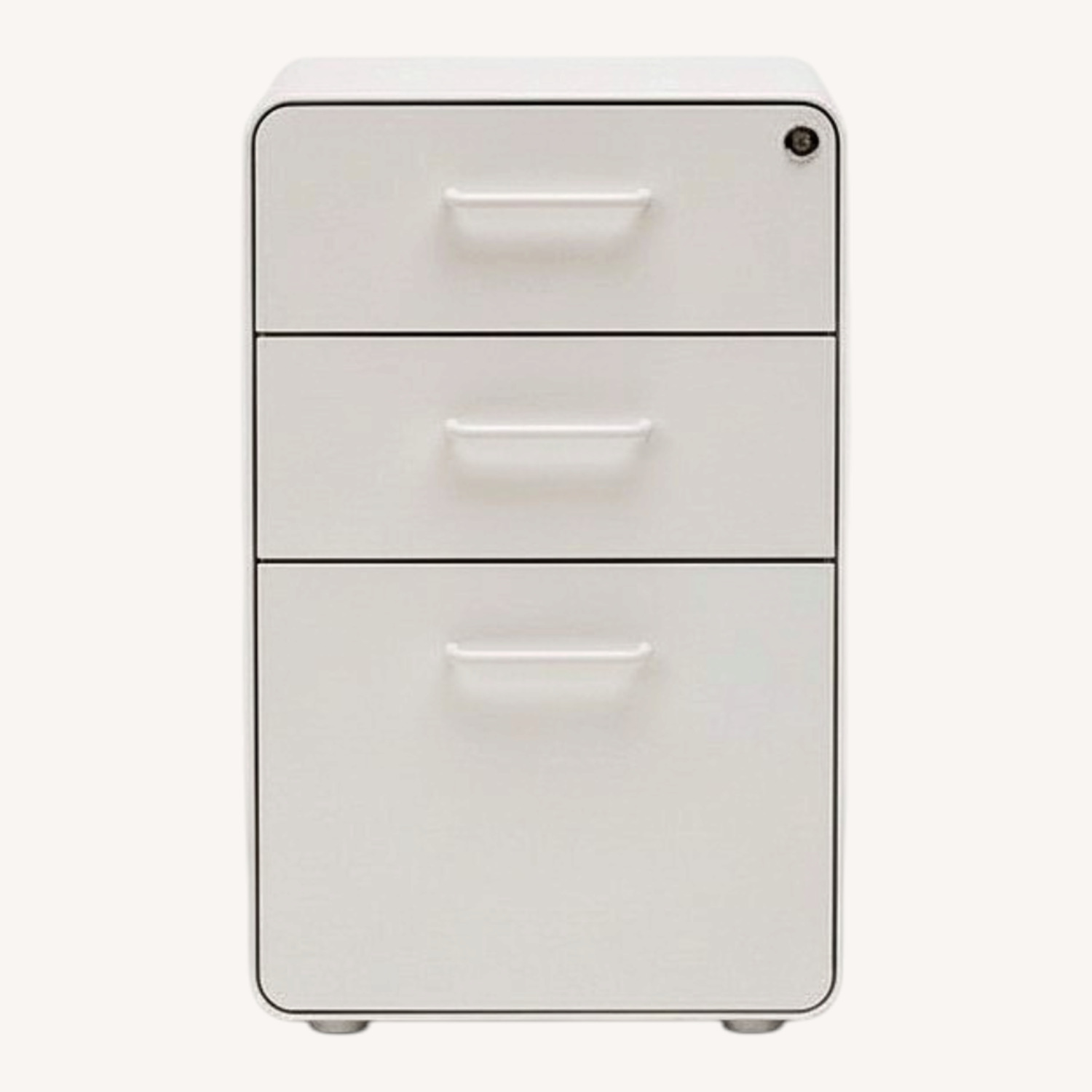 Poppin 3-Drawer Desk Cabinets White - image-0